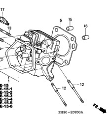 TAPA DE CILINDRO HONDA (MOTOR GX240/270)